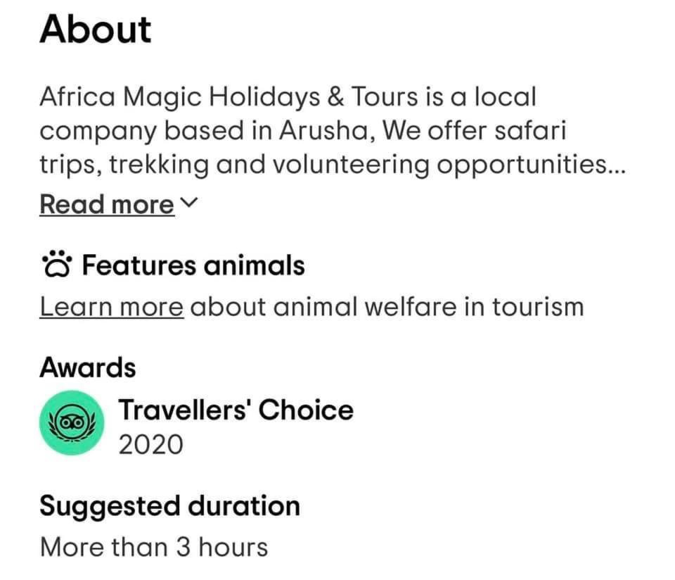 Arusha Holiday Safari Экстерьер фото